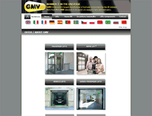 Tablet Screenshot of gmv-eu.com